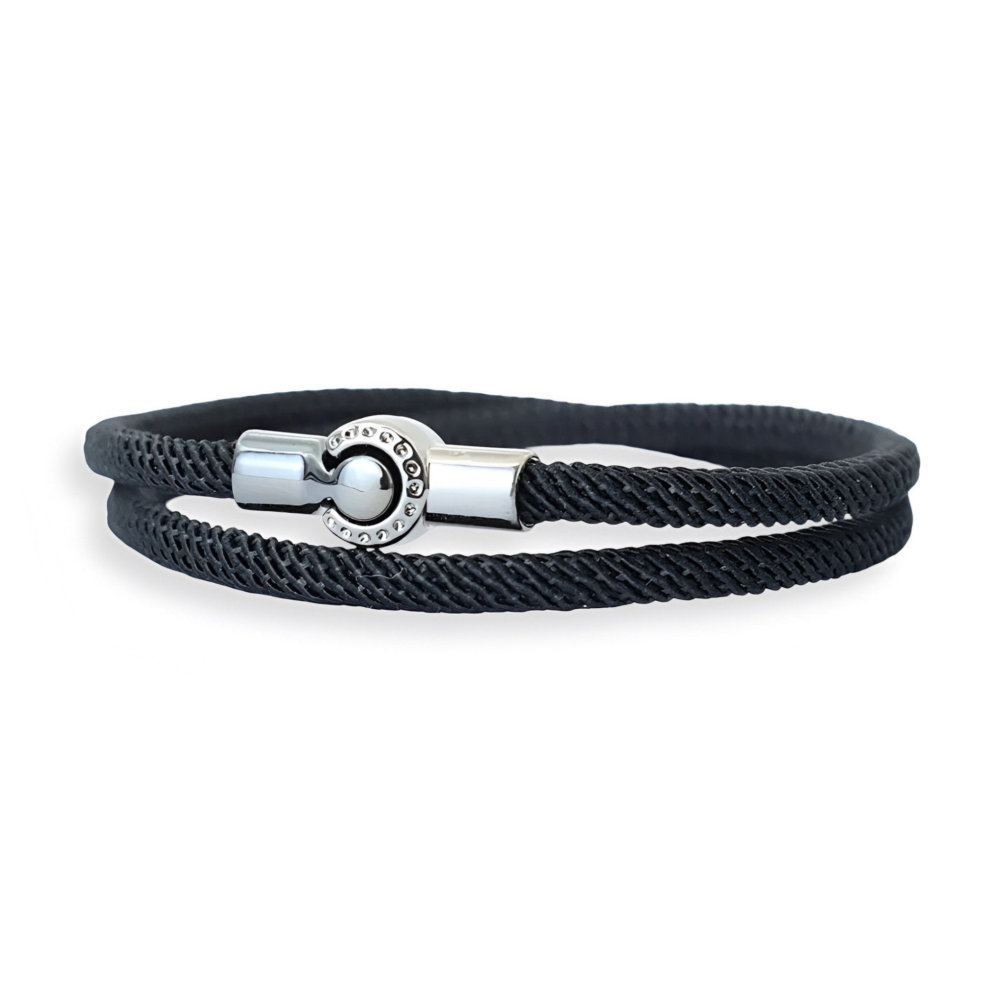 Bracelet cordon double pour homme, en corde, modèle Braulio - La Boutique du Bracelet