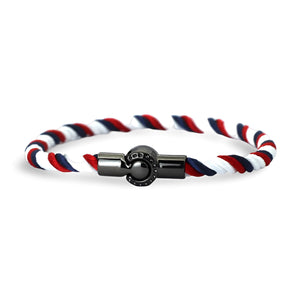 Bracelet cordon, fermoir magnétique, pour homme, en corde, modèle Domi - La Boutique du Bracelet