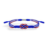 Bracelet cordon, noeud, à l'image d'un pays, modèle Clove - La Boutique du Bracelet