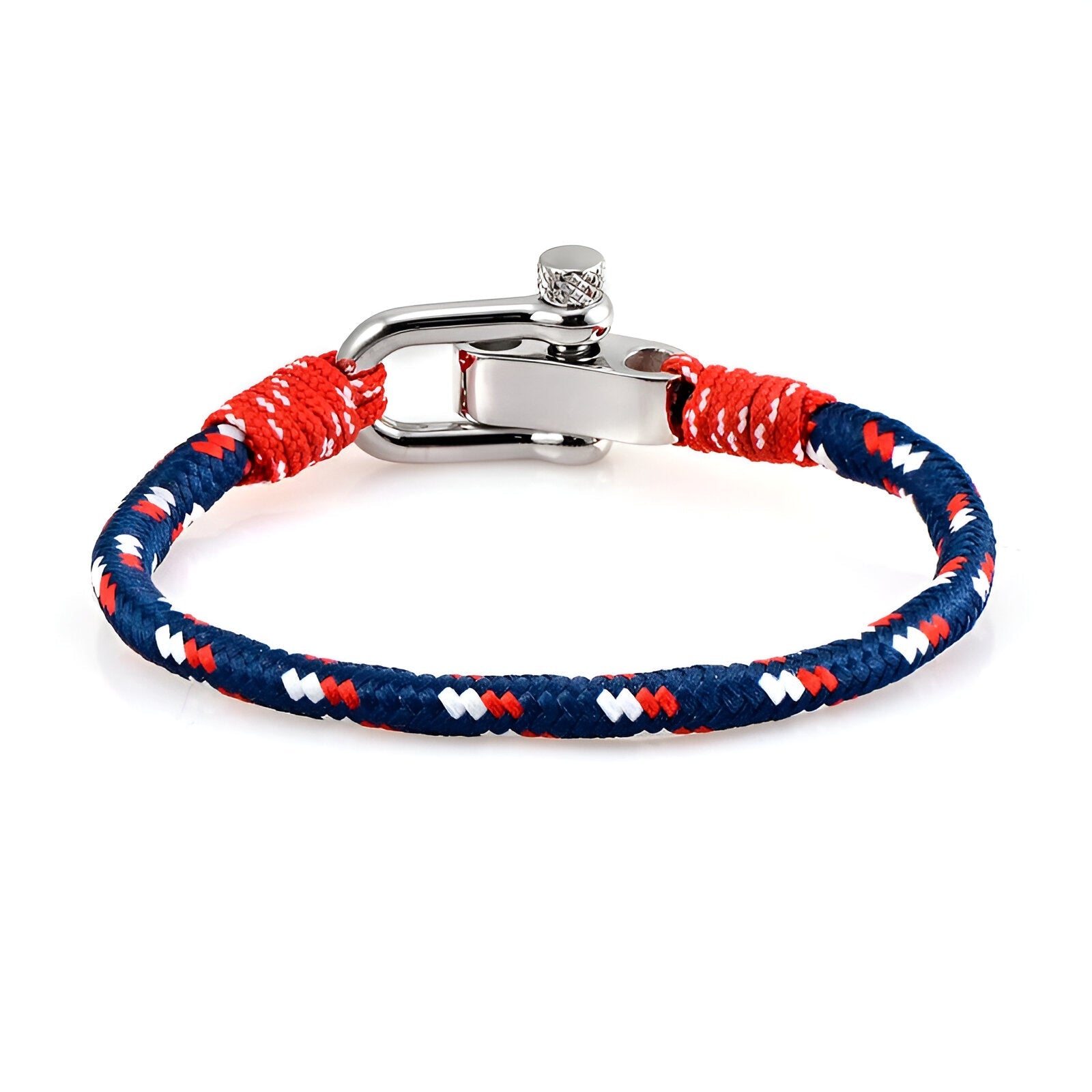 Bracelet cordon personnalisé, à mousqueton, pour homme, modèle Vicente - La Boutique du Bracelet