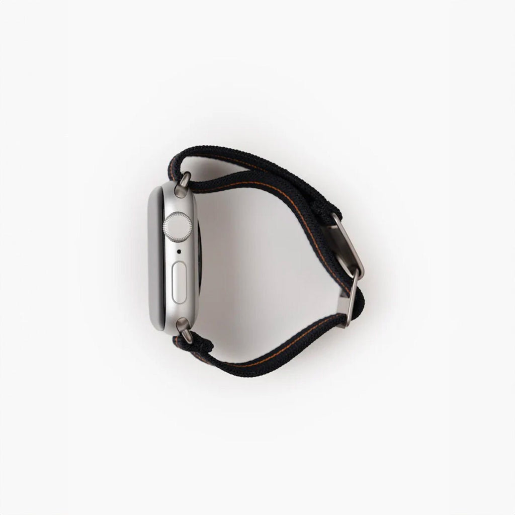 Bracelet de montre connectée, Apple Watch, bracelet parachute, en nylon, boucle technique, modèle Arès - La Boutique du Bracelet