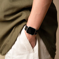 Bracelet de montre connectée, Apple Watch, bracelet parachute, en nylon, boucle technique, modèle Arès - La Boutique du Bracelet