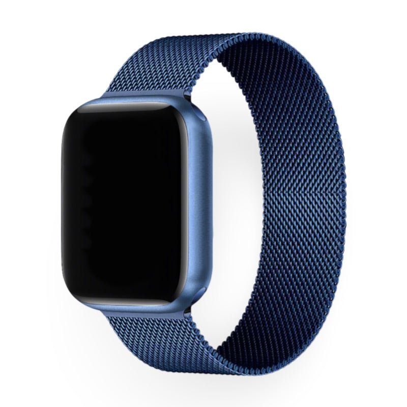 Bracelet de montre connectée, Apple Watch, en acier inoxydable, mixte, modèle Steve - La Boutique du Bracelet