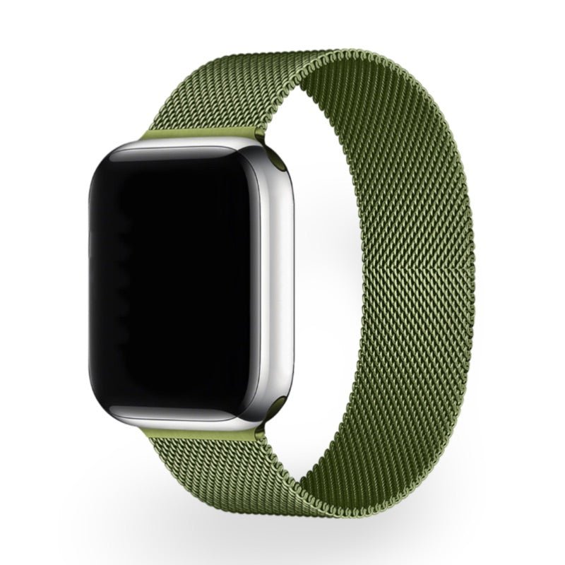 Bracelet de montre connectée, Apple Watch, en acier inoxydable, mixte, modèle Steve - La Boutique du Bracelet