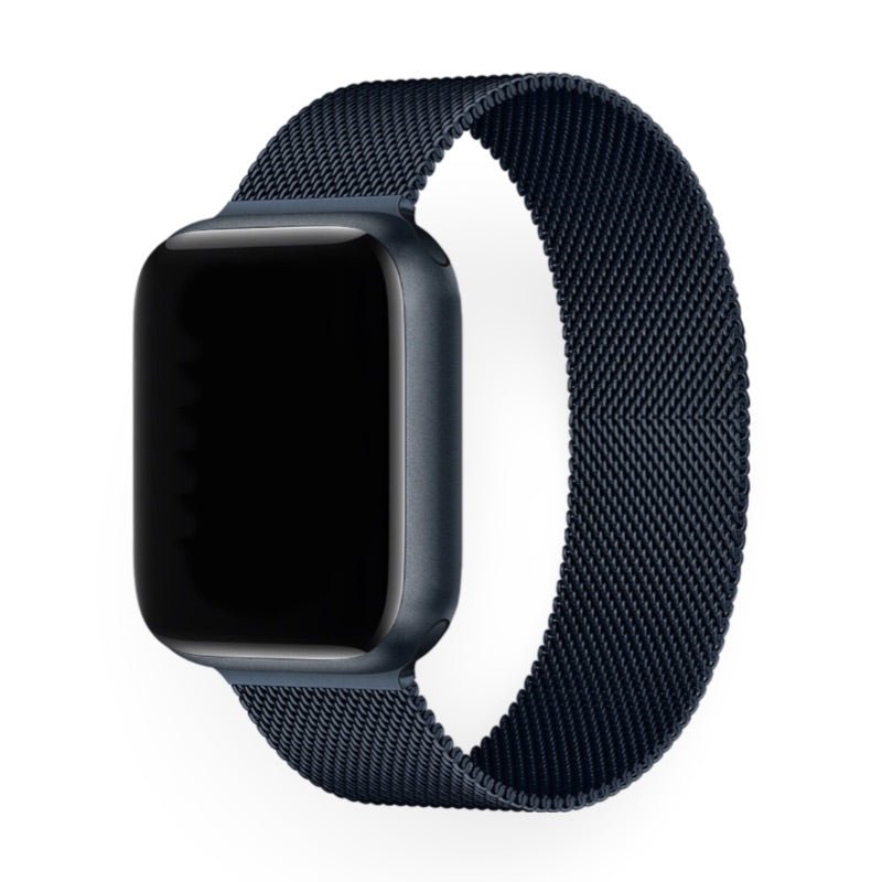 Bracelet de montre connectée, Apple Watch, en acier inoxydable, mixte, modèle Steve - La Boutique du Bracelet