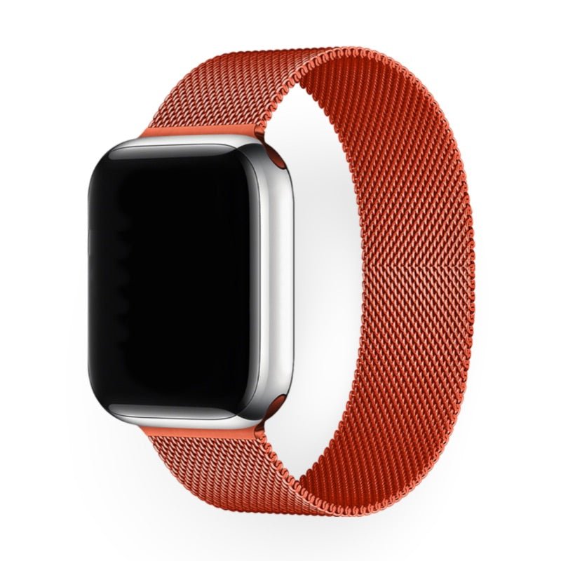 Bracelet de montre connectée, Apple Watch, en acier inoxydable, mixte, modèle Steve - La Boutique du Bracelet