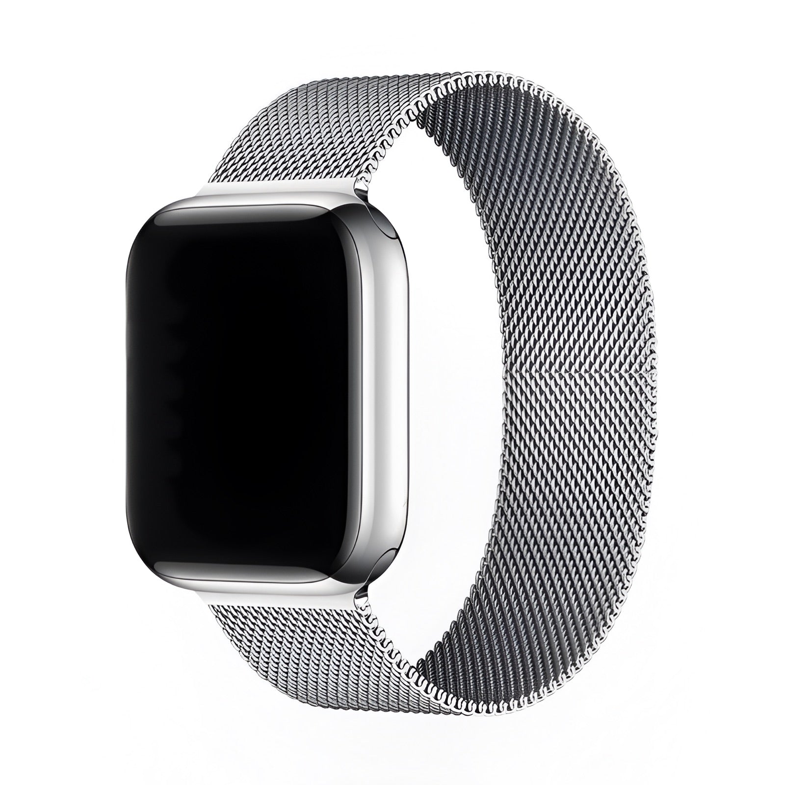 Bracelet de montre connectée, Apple Watch, en acier inoxydable, mixte, modèle Steve - La Boutique du Bracelet