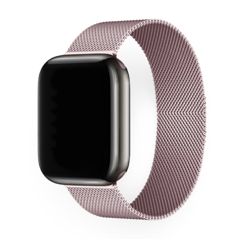 Bracelet de montre connectée, Apple Watch, en acier inoxydable, mixte, modèle Steve - La Boutique du Bracelet