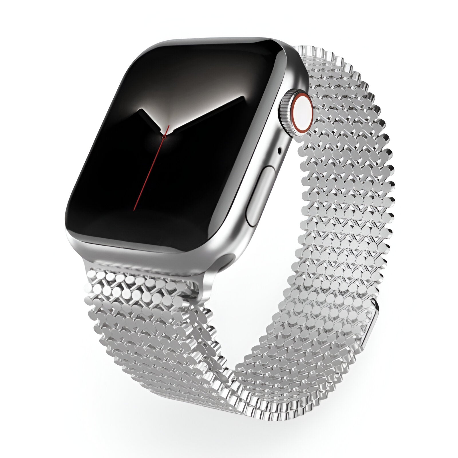 Bracelet de montre connectée, Apple Watch, en acier inoxydable, pour homme, modèle Galixo - La Boutique du Bracelet