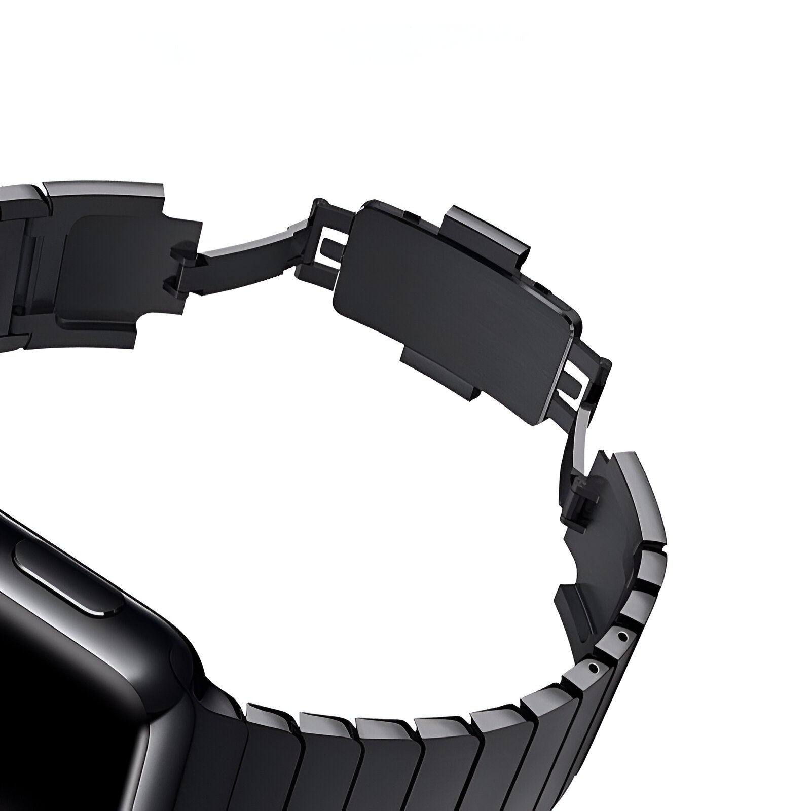 Bracelet de montre connectée, Apple Watch, en acier inoxydable, pour homme, modèle Juno - La Boutique du Bracelet