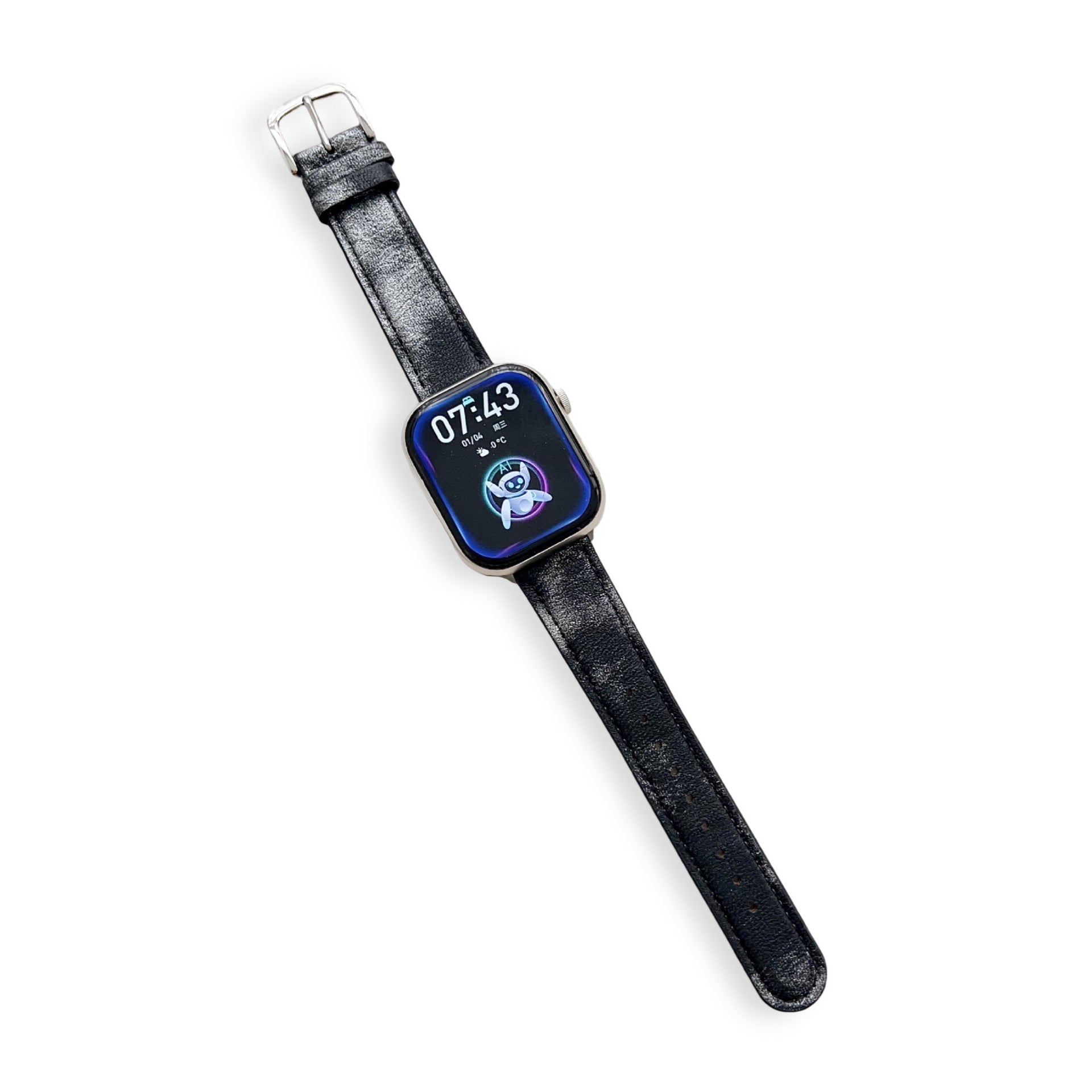 Bracelet de montre connectée, Apple Watch, en cuir, pour femme, modèle Cerys - La Boutique du Bracelet