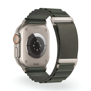 Bracelet de montre connectée, Apple Watch, en nylon à boucle alpine, mixte, modèle Zane - La Boutique du Bracelet