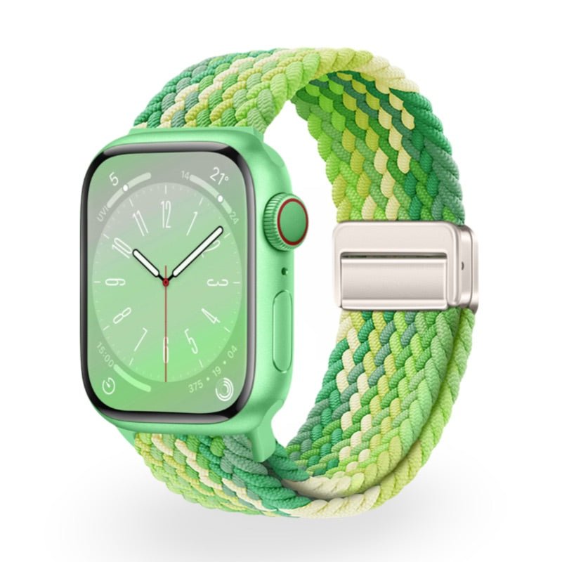 Bracelet de montre connectée, Apple Watch, en nylon, mixte, modèle Nyxan - La Boutique du Bracelet