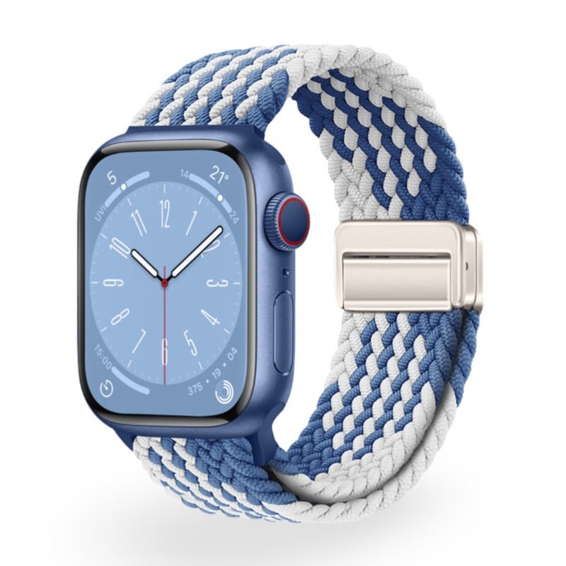 Bracelet de montre connectée, Apple Watch, en nylon, mixte, modèle Nyxan - La Boutique du Bracelet