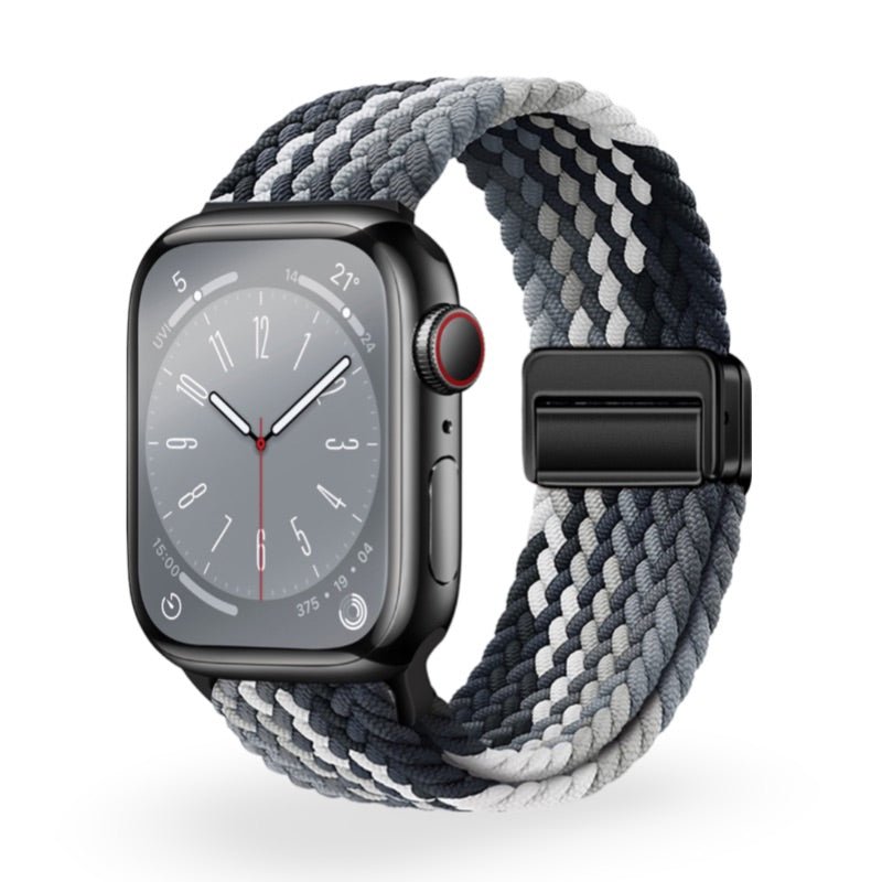 Bracelet de montre connectée, Apple Watch, en nylon, mixte, modèle Nyxan - La Boutique du Bracelet