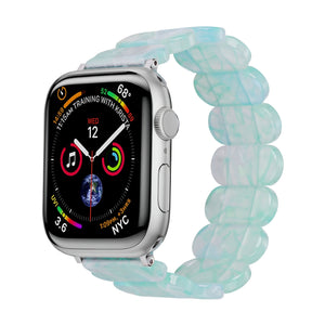 Bracelet de montre connectée, Apple Watch, en résine, pour femme, modèle Ilya - La Boutique du Bracelet