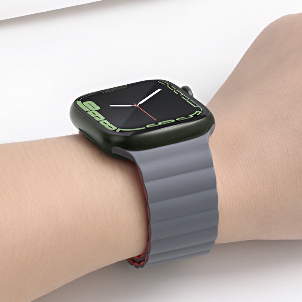 Bracelet de montre connectée, Apple Watch, en silicone, idéal pour le sport, mixte, modèle Ryn - La Boutique du Bracelet