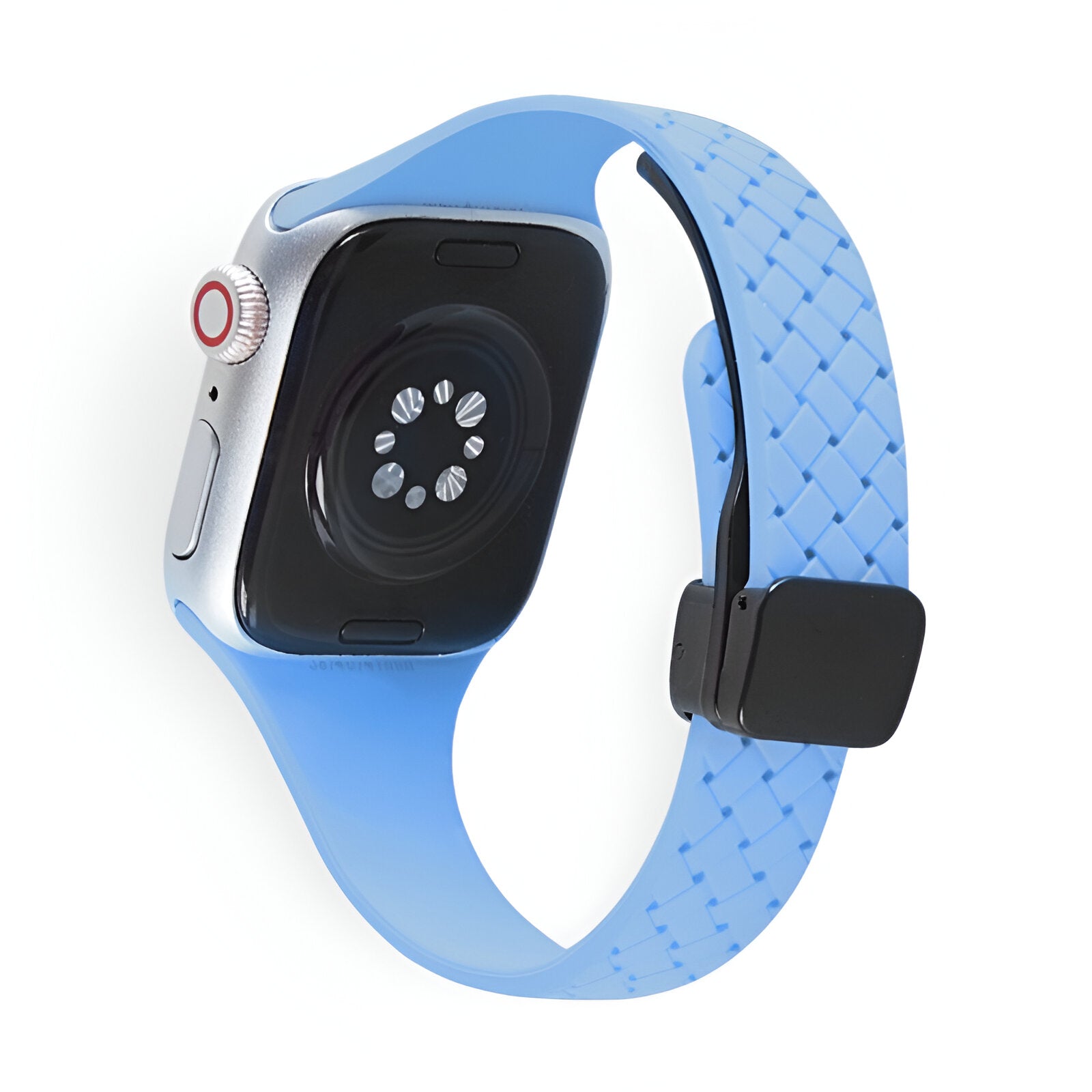 Bracelet de montre connectée, Apple Watch, en silicone, mixte, modèle Feryn - La Boutique du Bracelet