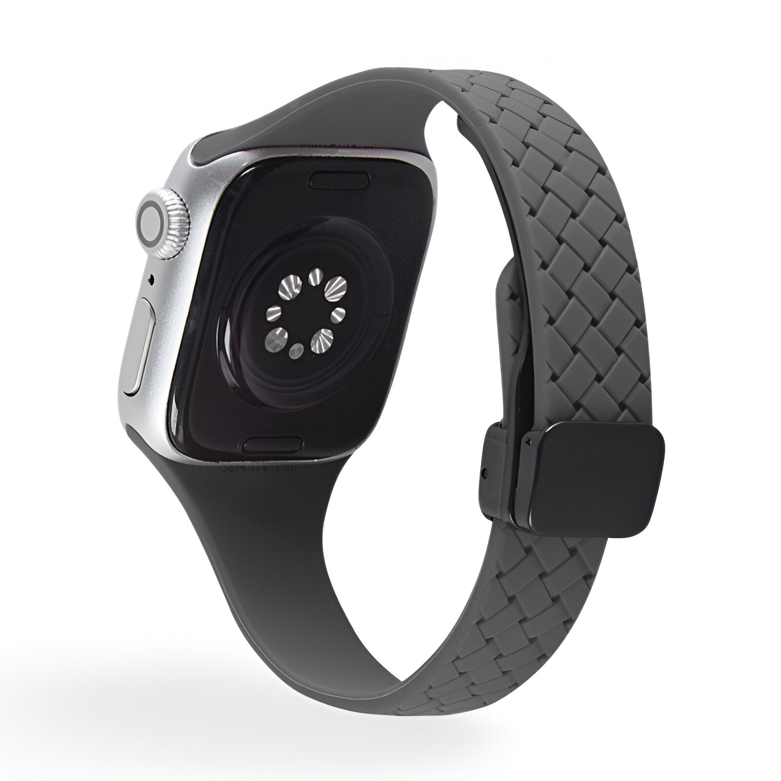 Bracelet de montre connectée, Apple Watch, en silicone, mixte, modèle Feryn - La Boutique du Bracelet