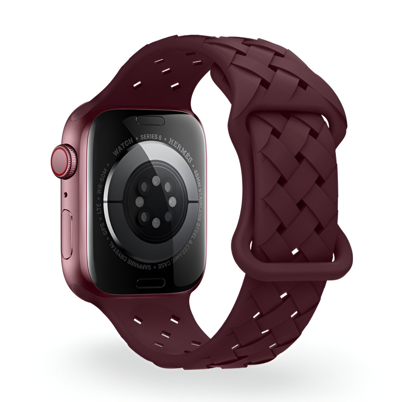 Bracelet de montre connectée, Apple Watch, en silicone, mixte, modèle Quorra - La Boutique du Bracelet