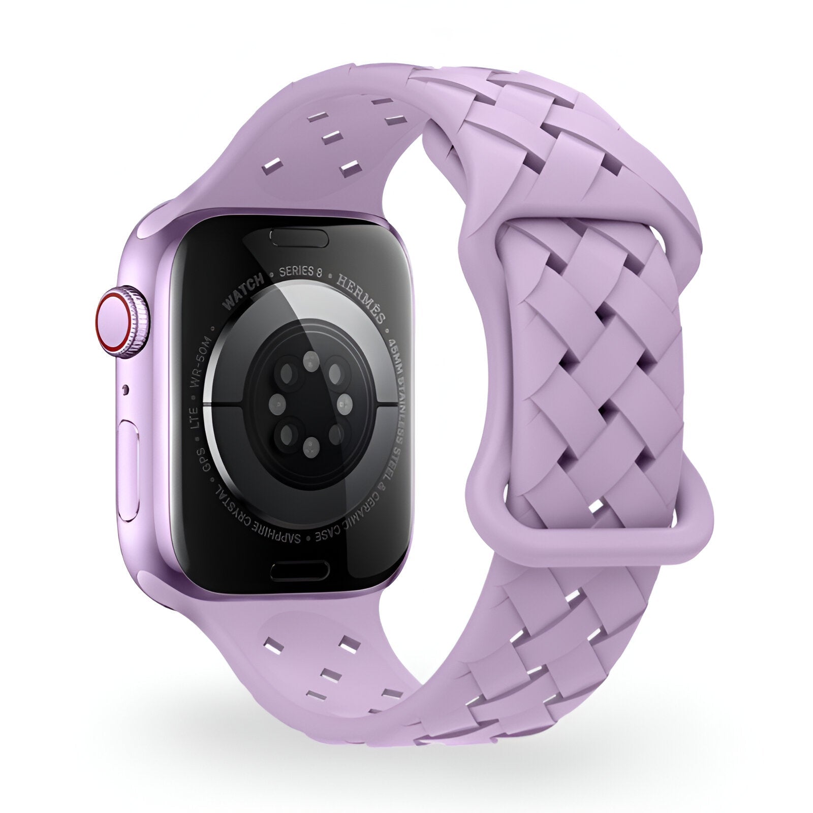 Bracelet de montre connectée, Apple Watch, en silicone, mixte, modèle Quorra - La Boutique du Bracelet