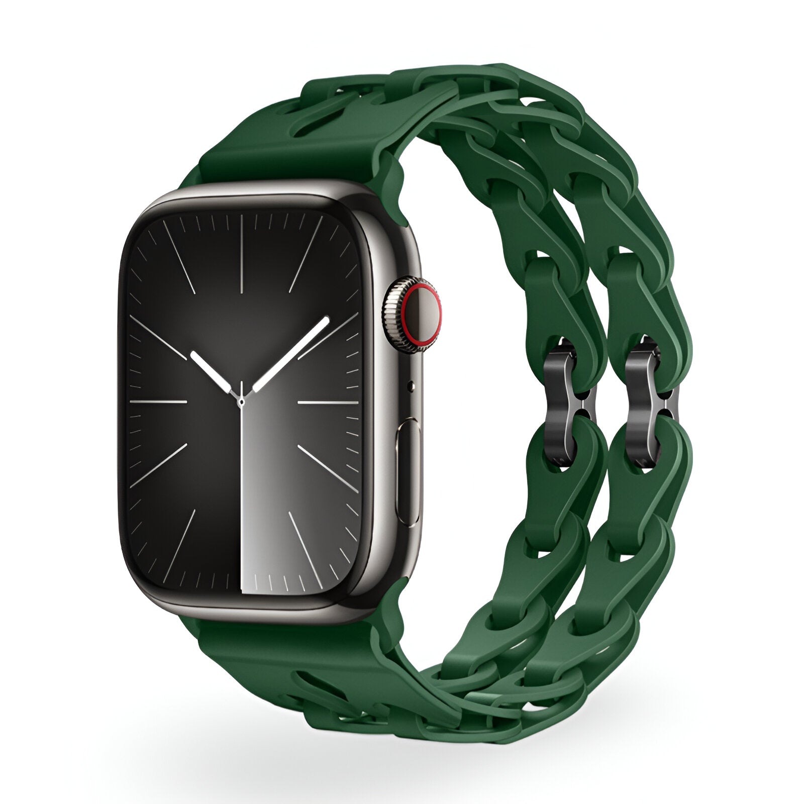 Bracelet de montre connectée, Apple Watch, en silicone, mixte, modèle Vexa - La Boutique du Bracelet