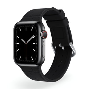 Bracelet de montre connectée, Apple Watch, en silicone, pour femme, modèle Zora - La Boutique du Bracelet