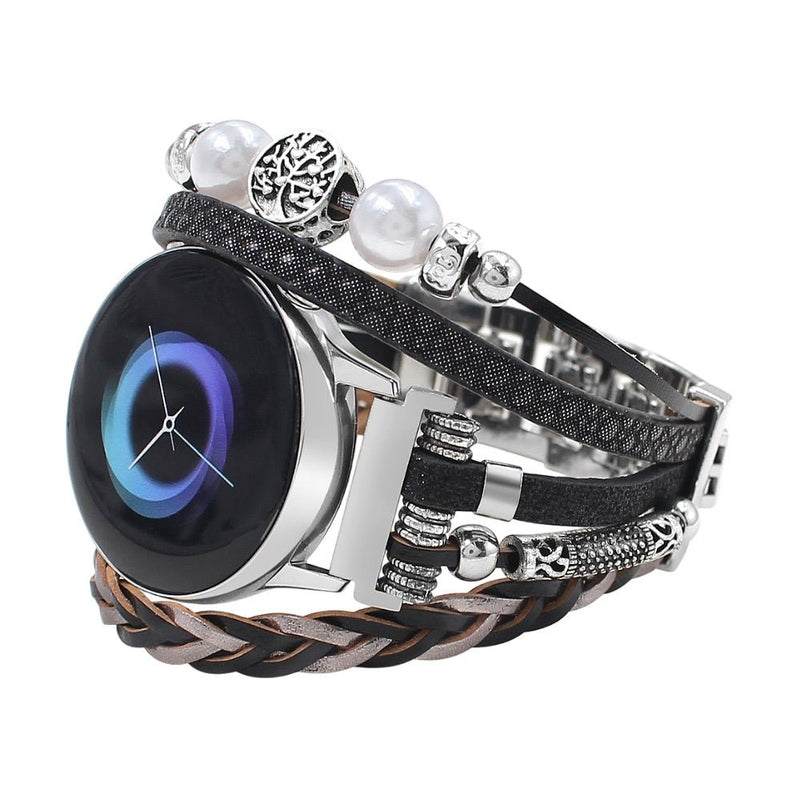 Bracelet de montre connectée, Samsung Watch, arbre de vie, multi - rangs, pour femme, modèle Ilouna - La Boutique du Bracelet