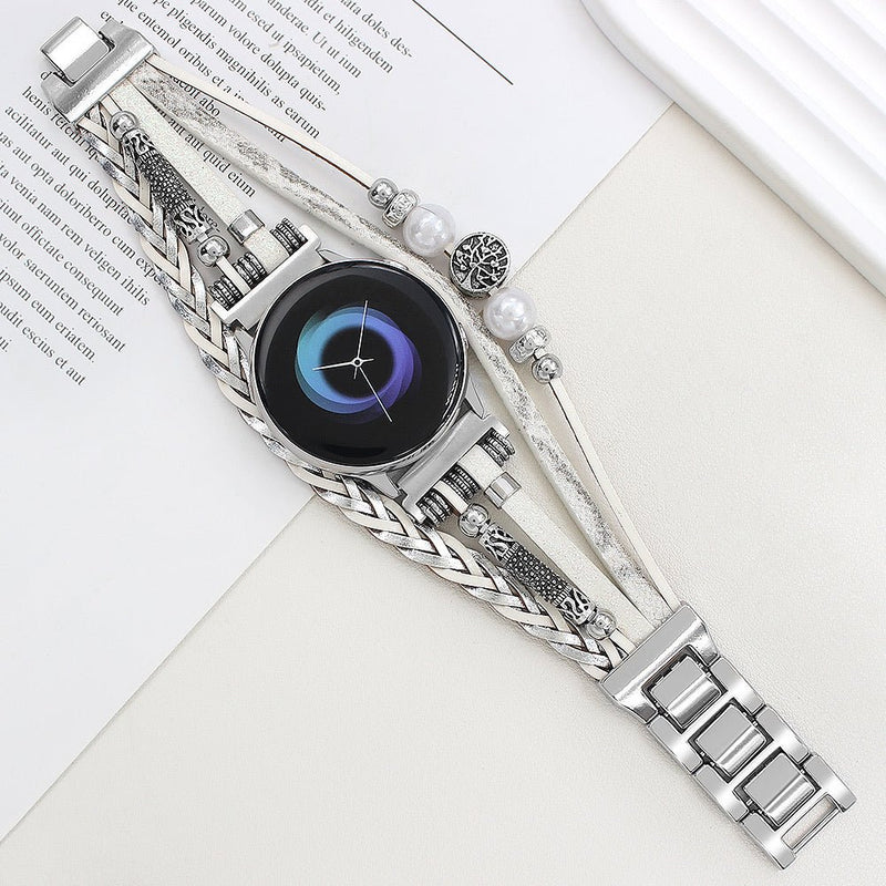 Bracelet de montre connectée, Samsung Watch, arbre de vie, multi - rangs, pour femme, modèle Ilouna - La Boutique du Bracelet