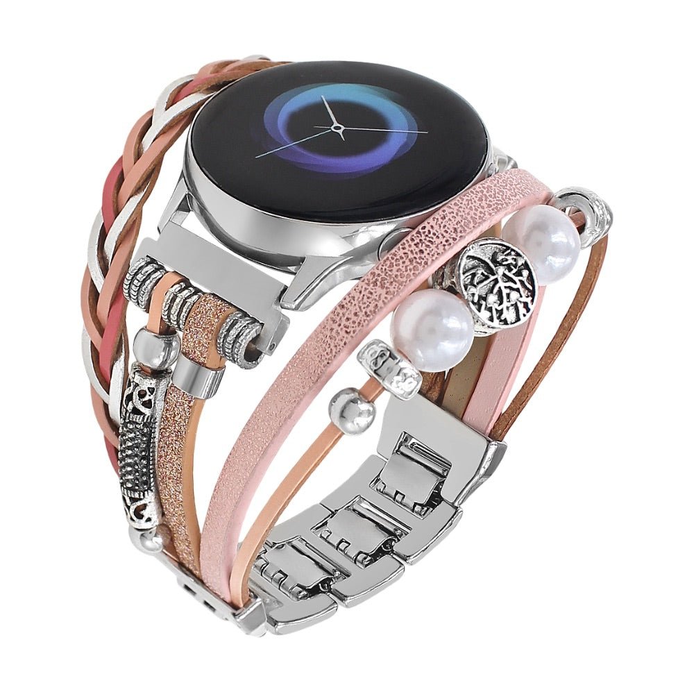 Bracelet de montre connectée, Samsung Watch, arbre de vie, multi - rangs, pour femme, modèle Ilouna - La Boutique du Bracelet