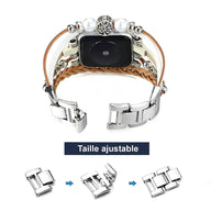 Bracelet de montre connectée, Samsung Watch, arbre de vie, multi - rangs, pour femme, modèle Ilouna - La Boutique du Bracelet