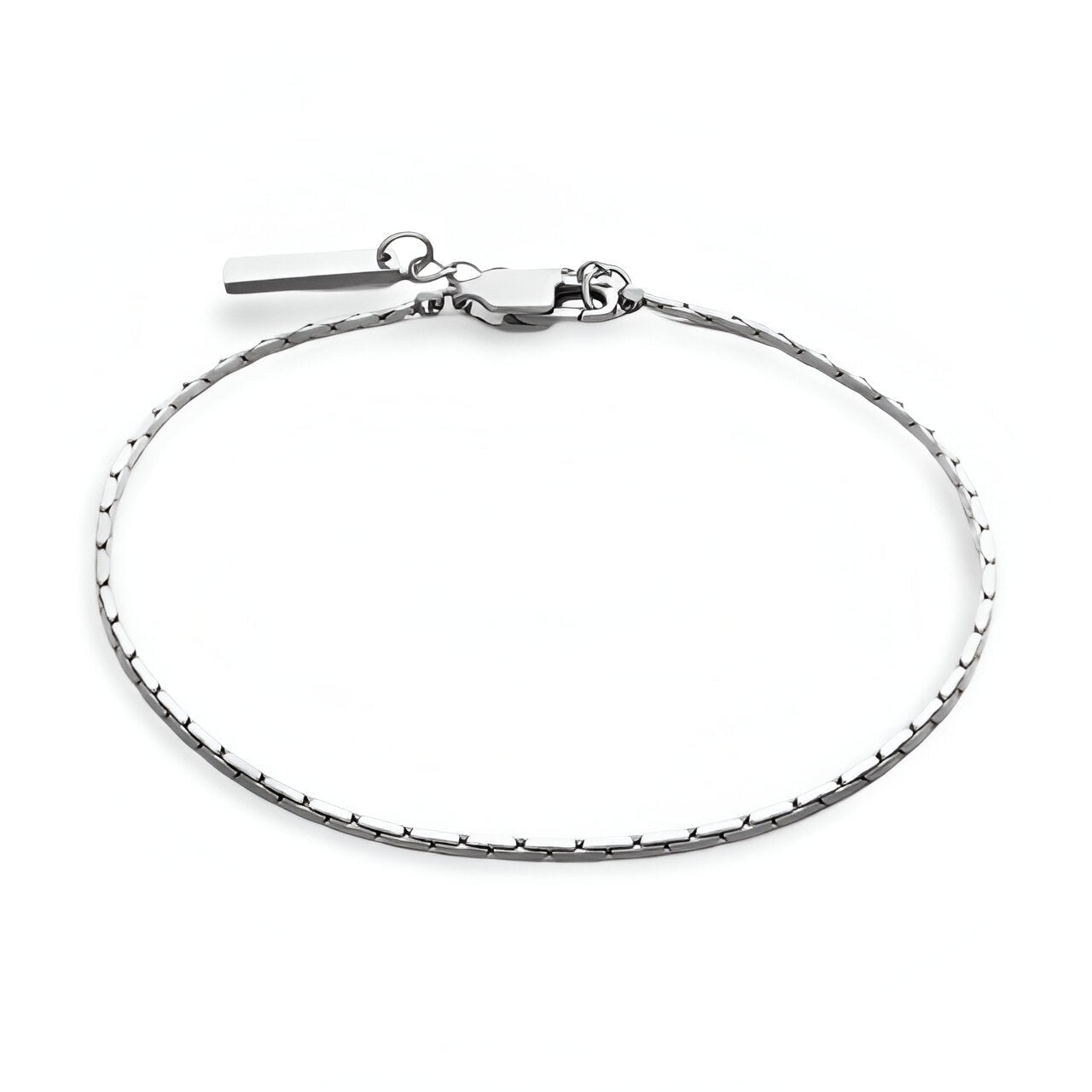 Bracelet discret en acier inoxydable, waterproof, pour homme, modèle Julio - La Boutique du Bracelet