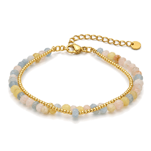 Packshot studio bracelet Médélyne Multicolore, vue frontale basse, fond blanc pur — détails verrouillés 10 octobre 2026