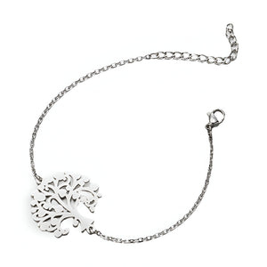 Bracelet en acier inoxydable, pour femme, arbre de vie, modèle Ranya - La Boutique du Bracelet