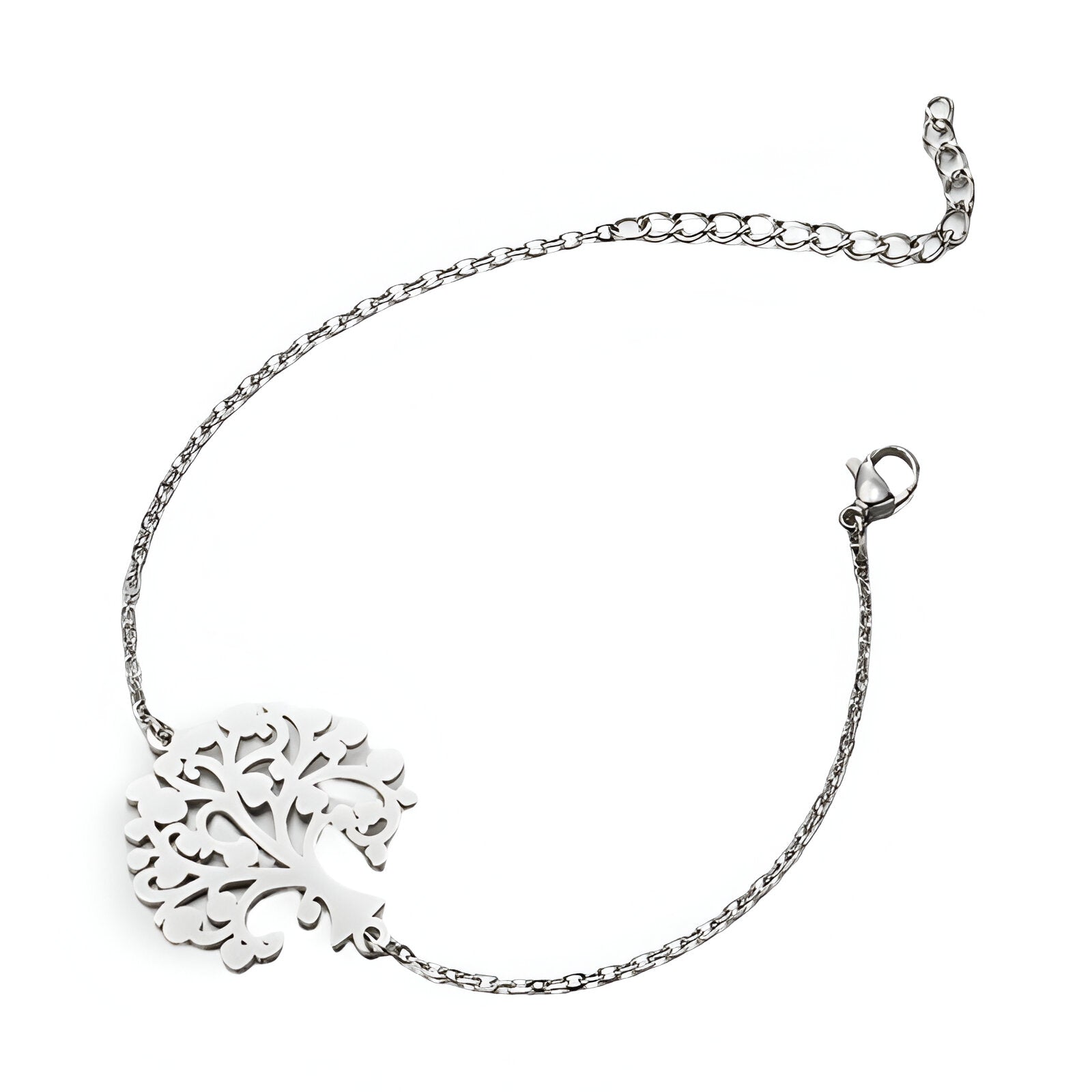 Bracelet en acier inoxydable, pour femme, arbre de vie, modèle Ranya - La Boutique du Bracelet