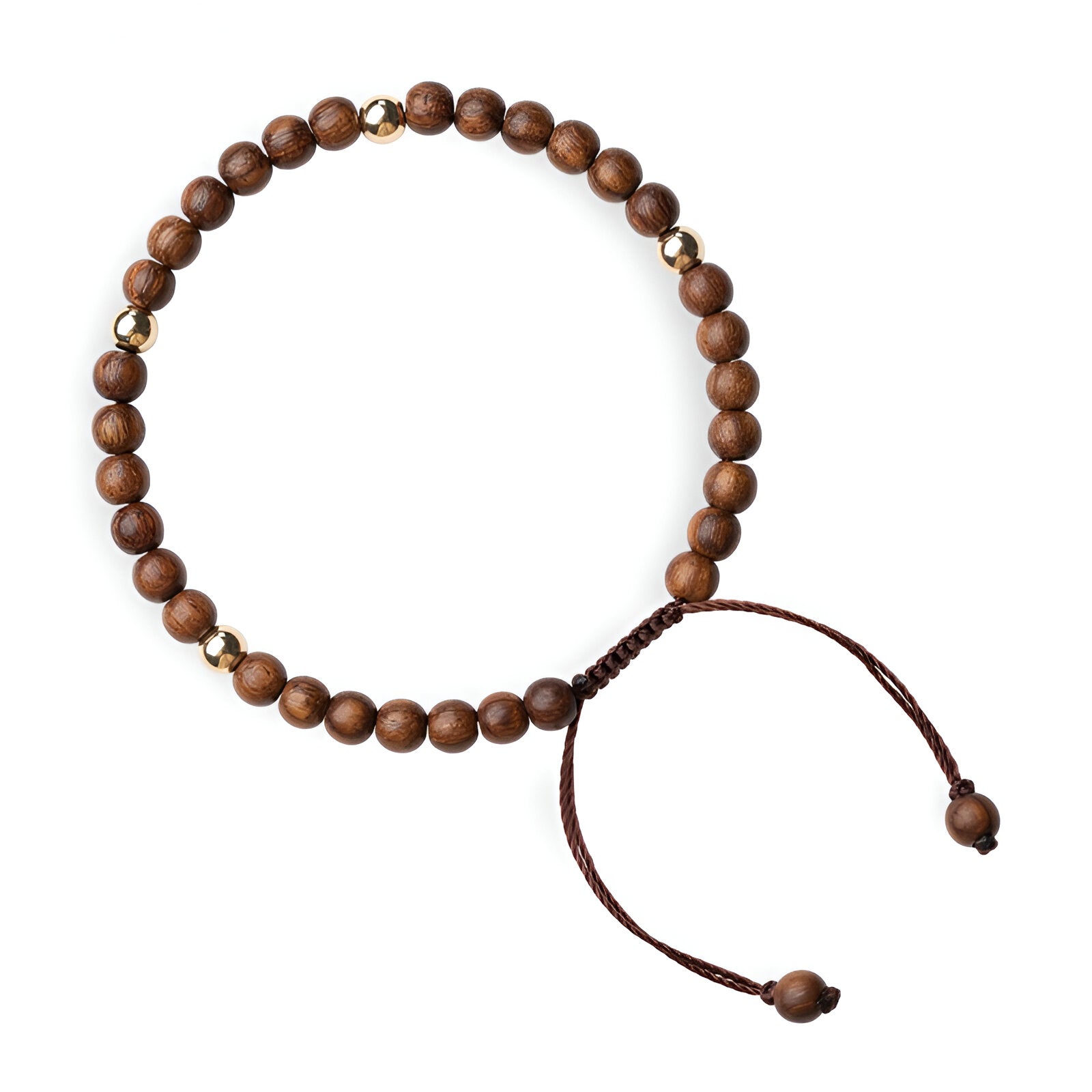 Bracelet en bois de santal, gracieux et naturel, pour femme, modèle Kimy - La Boutique du Bracelet