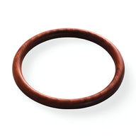 Jonction ronde en bois naturel marron, finition lisse et élégante, bracelet jonc femme.