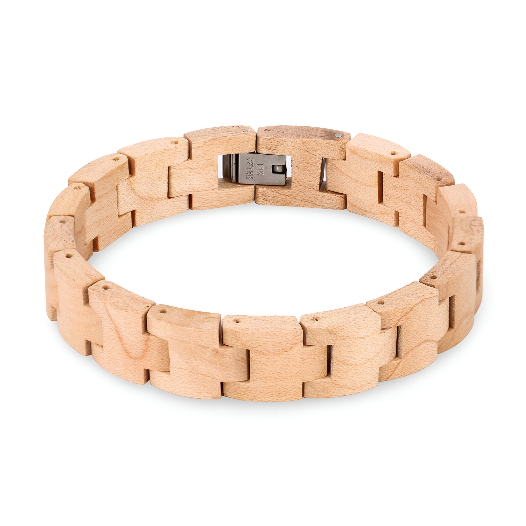 Bracelet en bois pour homme, en différents bois, modèle Fabien - La Boutique du Bracelet