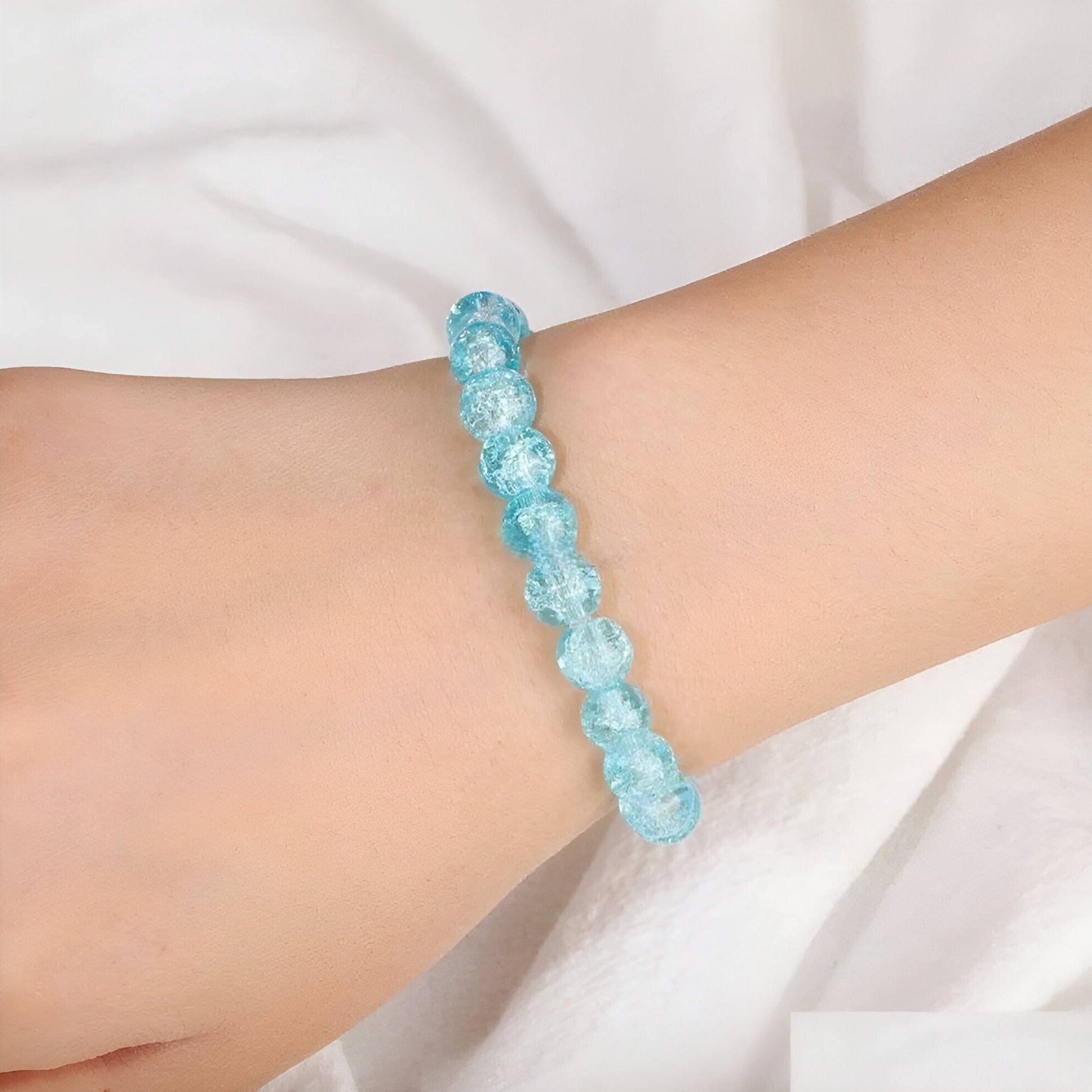 Bracelet en cristal, aux couleurs scintillantes, pour femme, modèle Christelle - La Boutique du Bracelet