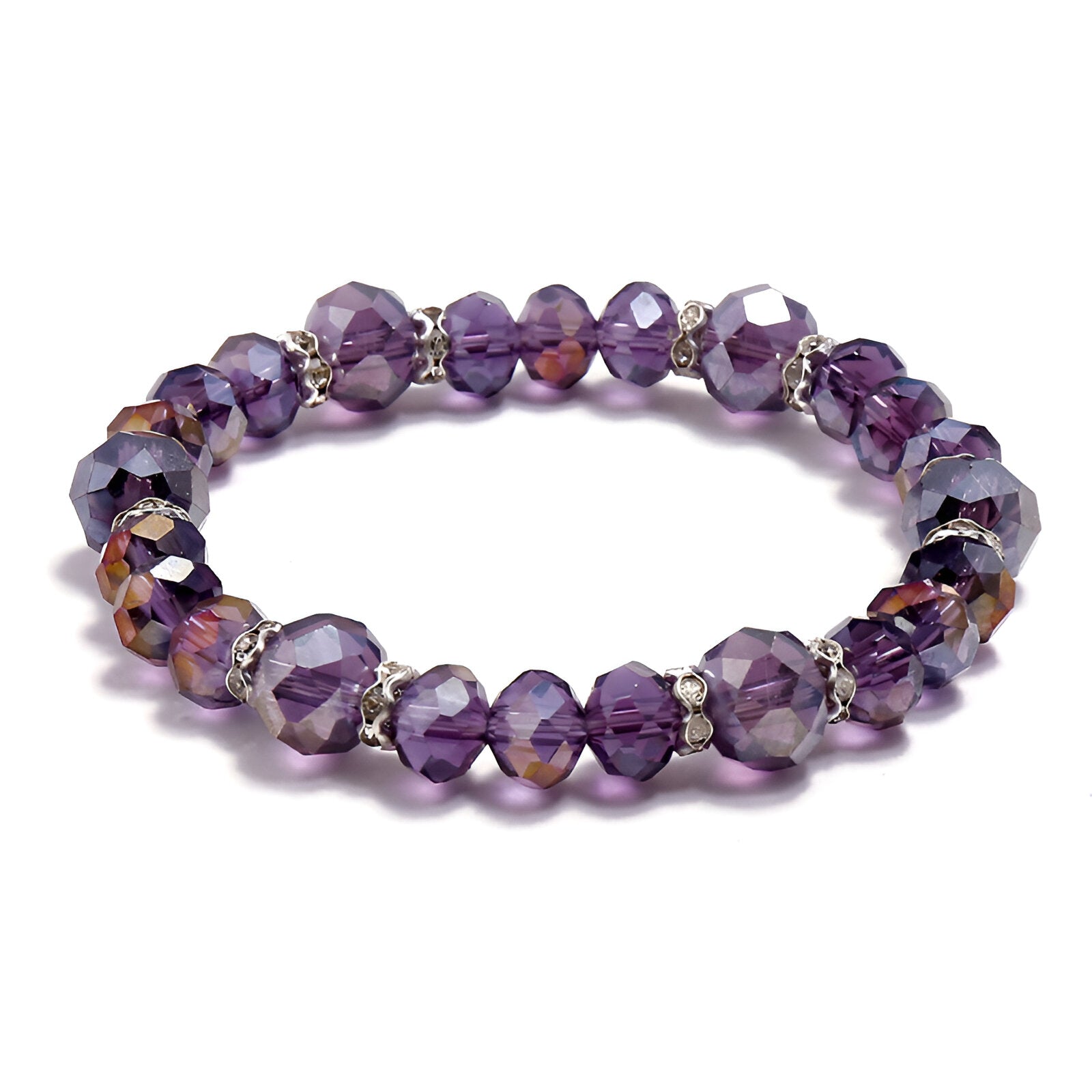 Bracelet en cristal, aux couleurs vives, pour femme, modèle Ange - La Boutique du Bracelet