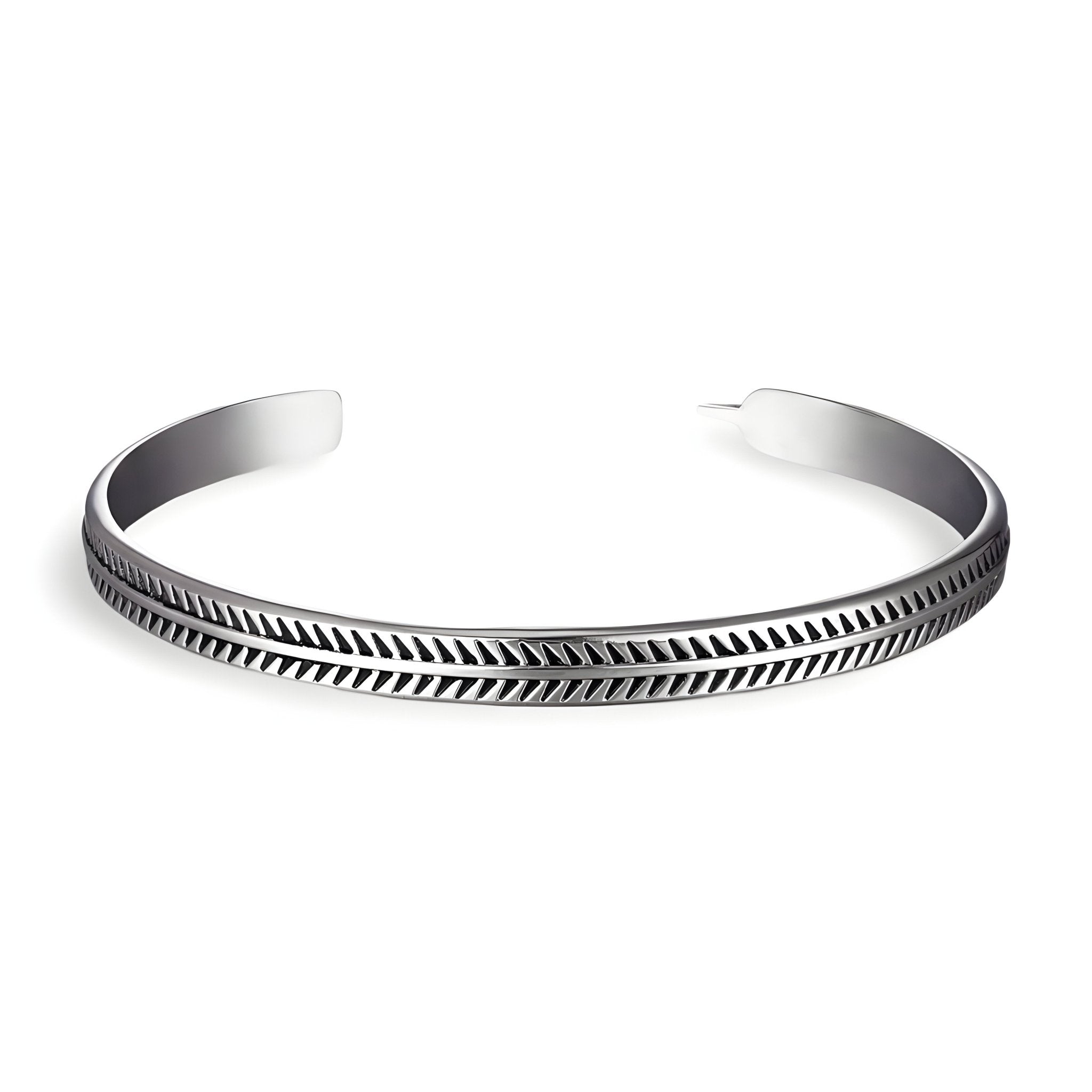 Bracelet en cuivre plaqué argent, waterproof, pour homme, modèle Hugo - La Boutique du Bracelet