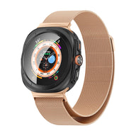 Bracelet en maille milanaise magnétique, design classe, pour montre connectée, pour Samsung Galaxy Watch Ultra, modèle Dily - La Boutique du Bracelet