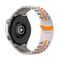 Bracelet en métal renforcé haute technologie, pour montre connectée, fermoir papillon, pour Huawei Watch, modèle Burd - La Boutique du Bracelet