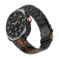 Bracelet en métal renforcé haute technologie, pour montre connectée, fermoir papillon, pour Samsung Galaxy Watch Ultra, modèle Despo - La Boutique du Bracelet