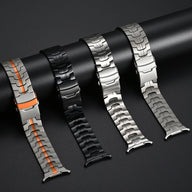 Bracelet en métal renforcé haute technologie, pour montre connectée, fermoir papillon, pour Samsung Galaxy Watch Ultra, modèle Despo - La Boutique du Bracelet