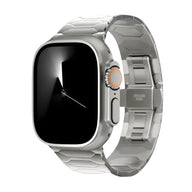 Bracelet en métal solide haute technologie, luxe, ajustable facilement, pour Apple Watch, modèle Rookie - La Boutique du Bracelet