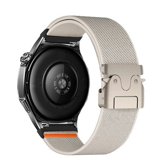 Bracelet en nylon anti - transpirant, pour montre connectée, fermoir tactique, pour Samsung Galaxy Watch, modèle Cassio - La Boutique du Bracelet