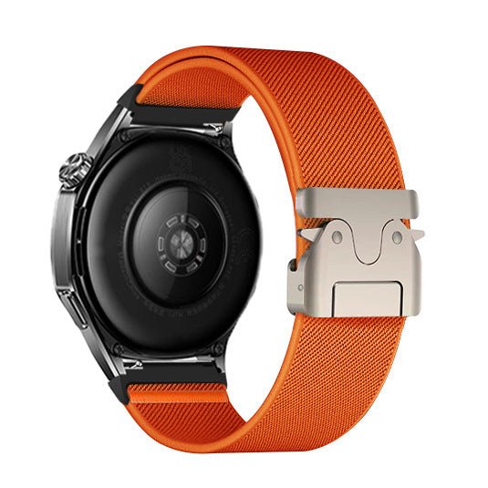 Bracelet en nylon anti - transpirant, pour montre connectée, fermoir tactique, pour Samsung Galaxy Watch, modèle Cassio - La Boutique du Bracelet