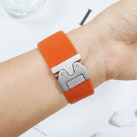 Bracelet en nylon anti - transpirant, pour montre connectée, fermoir tactique, pour Samsung Galaxy Watch, modèle Cassio - La Boutique du Bracelet