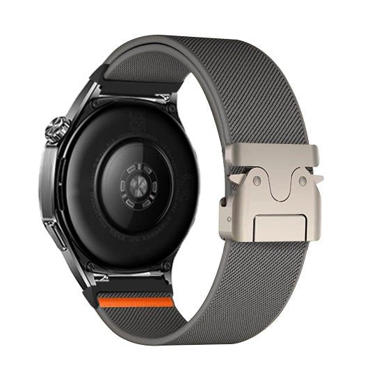 Bracelet en nylon anti - transpirant, pour montre connectée, fermoir tactique, pour Samsung Galaxy Watch, modèle Cassio - La Boutique du Bracelet